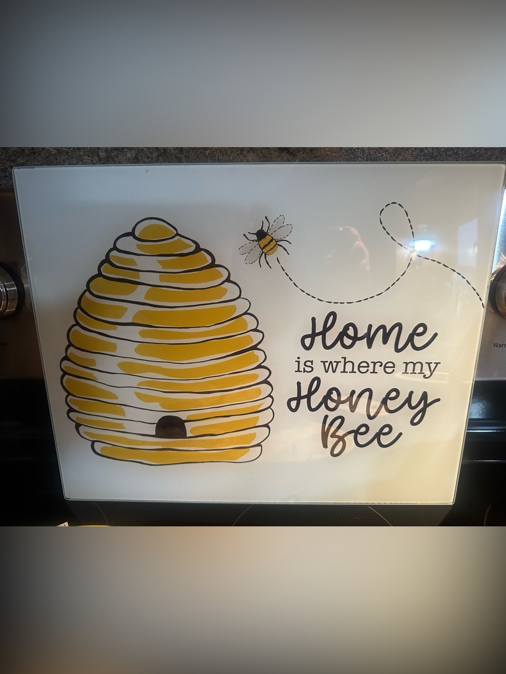 Honeybee Kitchen Bundle New with Spoon Holder & Rest/Cutting Board/Mitts/Holders - Picture 2 of 8